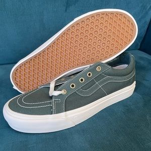 New Vans Sk8-Low Reissue SF Eco Theory Jungle Green/Marshmallow Sneakers 2021